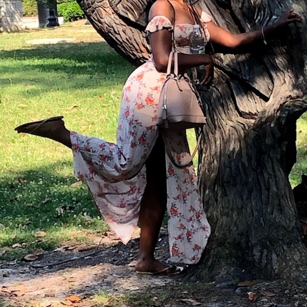 Blush Garden Maxi Dress